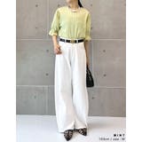 フリンジカットジャガードキャンディースリーブトップス | Re:EDIT | 詳細画像14