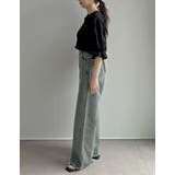 フリンジカットジャガードキャンディースリーブトップス | Re:EDIT | 詳細画像23