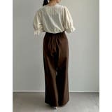 フリンジカットジャガードキャンディースリーブトップス | Re:EDIT | 詳細画像28