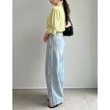 フリンジカットジャガードキャンディースリーブトップス | Re:EDIT | 詳細画像32