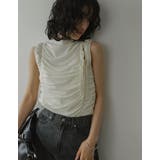 サイドリボンギャザーチュールトップス | Re:EDIT | 詳細画像12