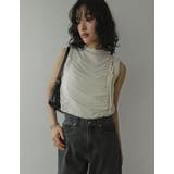 サイドリボンギャザーチュールトップス | Re:EDIT | 詳細画像13