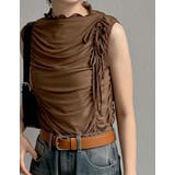 サイドリボンギャザーチュールトップス | Re:EDIT | 詳細画像16