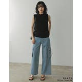 サイドリボンギャザーチュールトップス | Re:EDIT | 詳細画像6