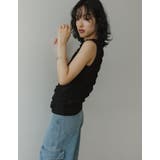 サイドリボンギャザーチュールトップス | Re:EDIT | 詳細画像7