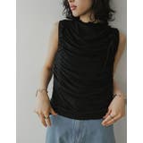 サイドリボンギャザーチュールトップス | Re:EDIT | 詳細画像9