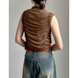 サイドリボンギャザーチュールトップス | Re:EDIT | 詳細画像21