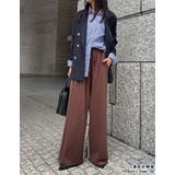 サイドラインルーズワイドパンツ | Re:EDIT | 詳細画像25