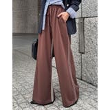 サイドラインルーズワイドパンツ | Re:EDIT | 詳細画像26