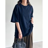 ワンポイント刺繍オーバーサイズTシャツ | Re:EDIT | 詳細画像10