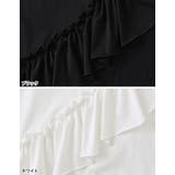 [接触冷感]フリルタスキデザインアシンメトリータンクトップ | Re:EDIT | 詳細画像19 