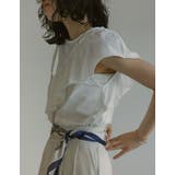 [接触冷感]フリルタスキデザインアシンメトリータンクトップ | Re:EDIT | 詳細画像9 