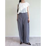 [接触冷感]フリルタスキデザインアシンメトリータンクトップ | Re:EDIT | 詳細画像23 