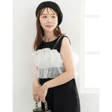 [Maki×Re:EDIT][Makiコラボ]チュールギャザービスチェ | Re:EDIT | 詳細画像13 