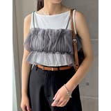 [Maki×Re:EDIT][Makiコラボ]チュールギャザービスチェ | Re:EDIT | 詳細画像25 