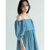 [新色追加][低身長サイズ有]パフスリーブティアードワンピース | Re:EDIT | 詳細画像12 