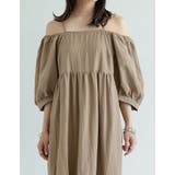 [新色追加][低身長サイズ有]パフスリーブティアードワンピース | Re:EDIT | 詳細画像9 