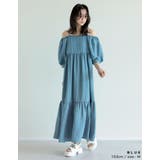 [新色追加][低身長サイズ有]パフスリーブティアードワンピース | Re:EDIT | 詳細画像10 