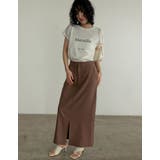 リネンライクスリットナロースカート | Re:EDIT | 詳細画像11