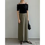 リネンライクスリットナロースカート | Re:EDIT | 詳細画像13