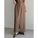 リネンライクスリットナロースカート | Re:EDIT | 詳細画像25