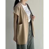 [2024 SUMMER COLLECTION]リネンライクノーカラージレ | Re:EDIT | 詳細画像13 