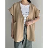 [2024 SUMMER COLLECTION]リネンライクノーカラージレ | Re:EDIT | 詳細画像15 