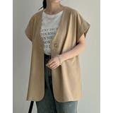 [2024 SUMMER COLLECTION]リネンライクノーカラージレ | Re:EDIT | 詳細画像4 