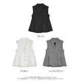 [オケージョン セレモニー]サマーツイードペプラムベスト | Re:EDIT | 詳細画像18 