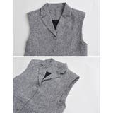 [オケージョン セレモニー]サマーツイードペプラムベスト | Re:EDIT | 詳細画像26 