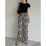 選べる柄ワイドイージーパンツ | Re:EDIT | 詳細画像8