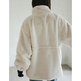 ハイネックドロスト付きフェイクファージャケット | Re:EDIT | 詳細画像13