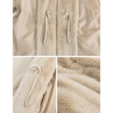 ハイネックドロスト付きフェイクファージャケット | Re:EDIT | 詳細画像16