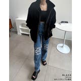 ハイネックドロスト付きフェイクファージャケット | Re:EDIT | 詳細画像4