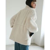 ハイネックドロスト付きフェイクファージャケット | Re:EDIT | 詳細画像10