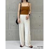 [接触冷感]選べる丈カップ付きリブ肩リボンキャミソール | Re:EDIT | 詳細画像25 