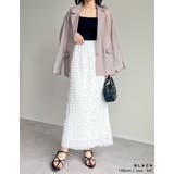 [接触冷感]選べる丈カップ付きリブ肩リボンキャミソール | Re:EDIT | 詳細画像26 