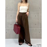 [接触冷感]選べる丈カップ付きリブ肩リボンキャミソール | Re:EDIT | 詳細画像38 