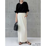 カットジョーゼットギャザースリーブトップス | Re:EDIT | 詳細画像5