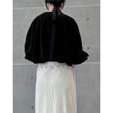 カットジョーゼットギャザースリーブトップス | Re:EDIT | 詳細画像6