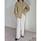 配色スタンドネック中綿ブルゾン | Re:EDIT | 詳細画像11