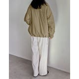 配色スタンドネック中綿ブルゾン | Re:EDIT | 詳細画像14