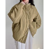 配色スタンドネック中綿ブルゾン | Re:EDIT | 詳細画像15