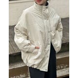 配色スタンドネック中綿ブルゾン | Re:EDIT | 詳細画像17