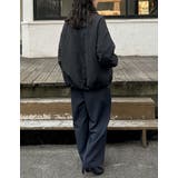 配色スタンドネック中綿ブルゾン | Re:EDIT | 詳細画像8