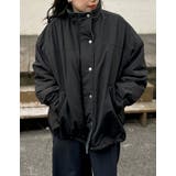 配色スタンドネック中綿ブルゾン | Re:EDIT | 詳細画像9