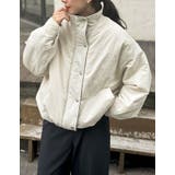 配色スタンドネック中綿ブルゾン | Re:EDIT | 詳細画像21