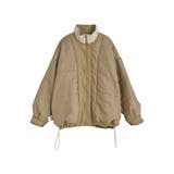 配色スタンドネック中綿ブルゾン | Re:EDIT | 詳細画像28