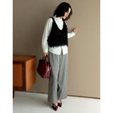 [累計販売枚数10,000枚突破！]シャギーフリンジニットキャミソール | Re:EDIT | 詳細画像17 