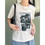 [接触冷感][UVカット]モノトーンロックバンドTシャツ | Re:EDIT | 詳細画像10 